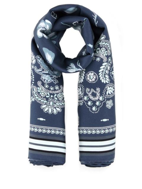Fendi Women Printed Silk Ff Foulard