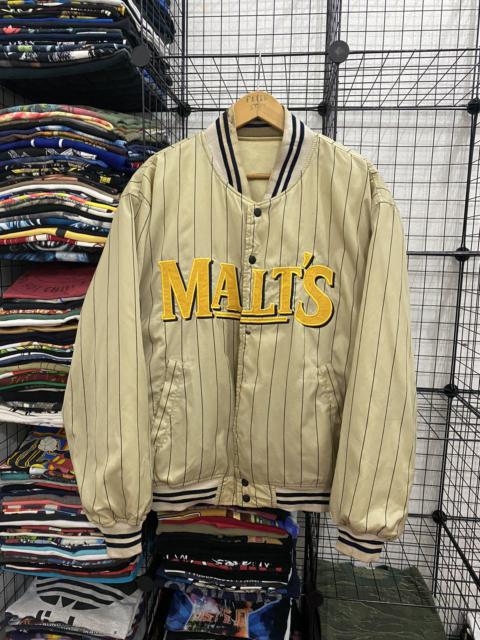Other Designers Vintage - VINTAGE MALT’S COFFEE BOMBER JACKET