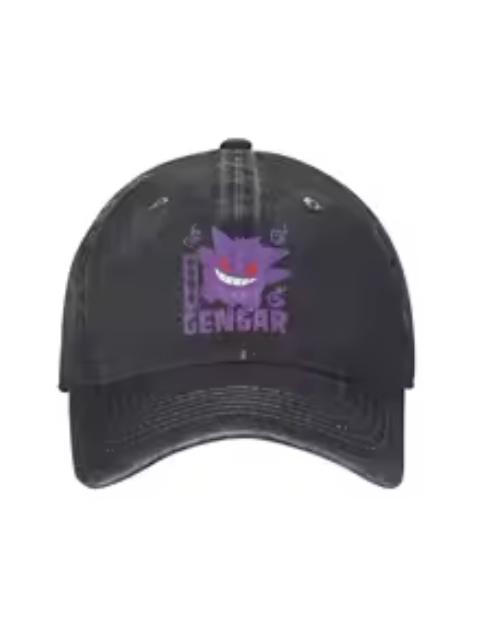 Other Designers Hip Hop Anime Gengar Black Baseball Cap Sunshade Hat