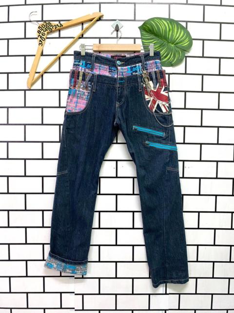 Other Designers Vintage - Japan PATINA Double Waist Zipper Multipocket Denim Pants