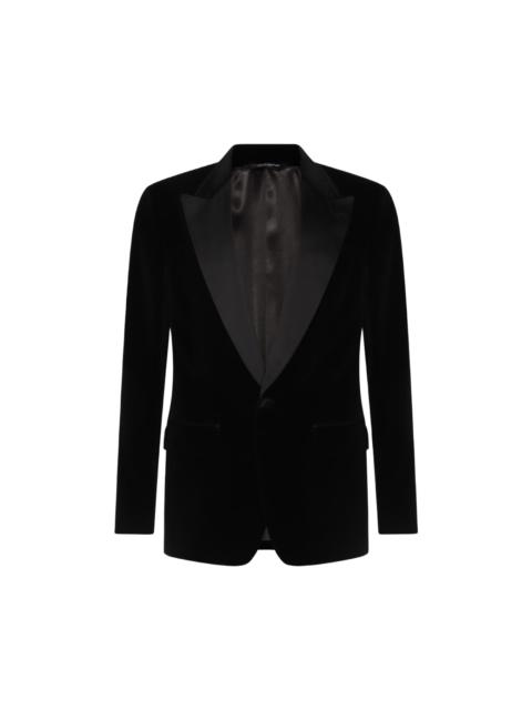 Black Cotton Blazer