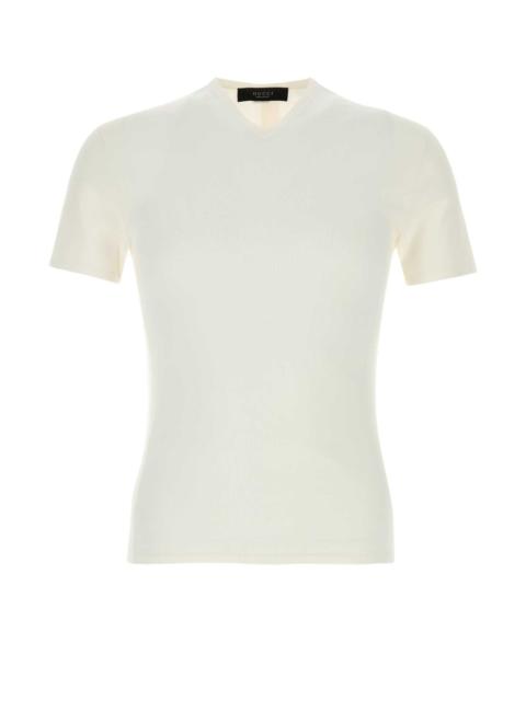 GUCCI Gucci Men White Knit T-Shirt
