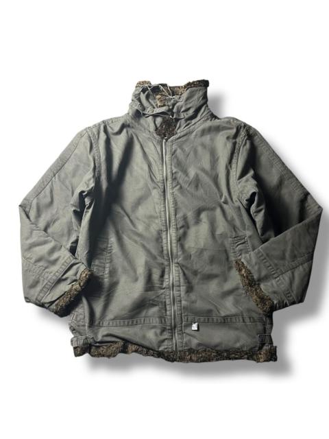 Other Designers If Six Was Nine × Japanese Brand × Le Grande Bleu (L.G.B.) - VINTAGE SOLJAH FUR LINED BONDAGE HEAVY JACKET