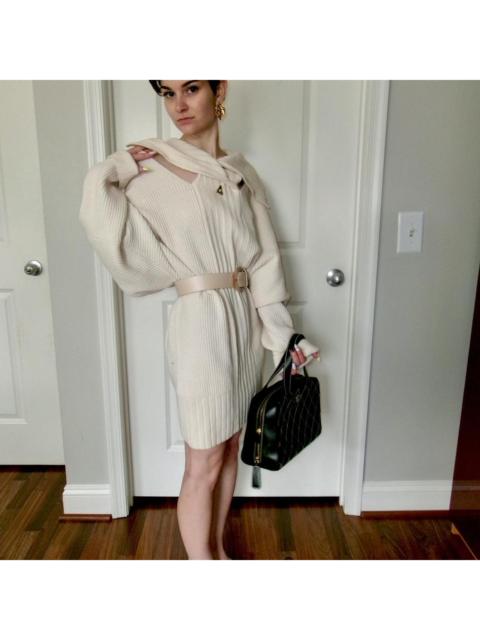 AERON Aeron Women's Cream and White Dress