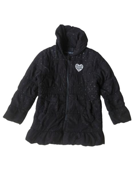 Hysteric Glamour 2000s Material Blue Bis Japanese Star Puffer Jacket Kawaii