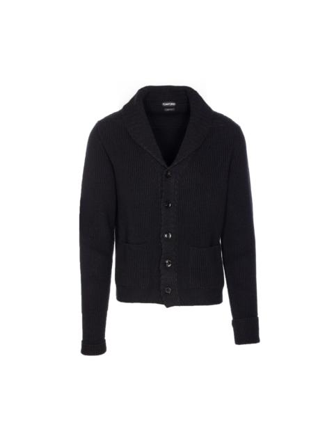 Tom Ford Men Cashmere Shawl Collar Cardigan