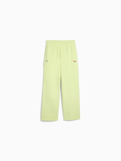 PUMA PUMA x MADHAPPY Fleece Straight Leg Sweatpants
