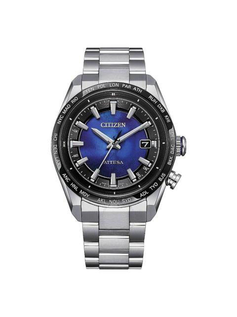 Citizen - Citizen Attesa Perpetual World Time Blue Dial Men's Watch CB0288-65L