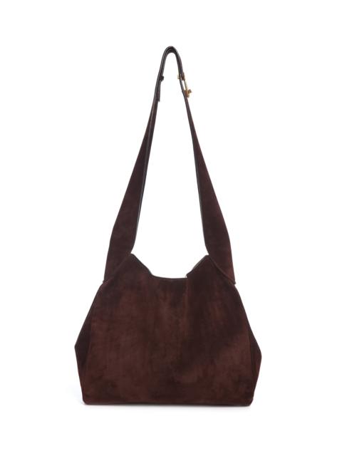 GABRIELA HEARST Small Hobo Bag in Dark Brown Suede