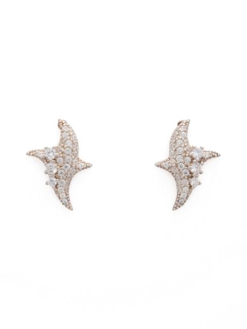 Collina Strada CRYSTAL CLEAR TWISTER EARRINGS