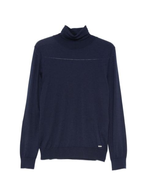 Brioni Brioni Men Cashmere And Silk Turtle-Neck Sweater