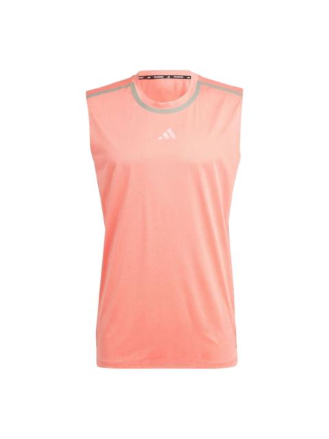 adidas adidas Teach Not Preach Workout Vest 'Pink Grey' IB9058