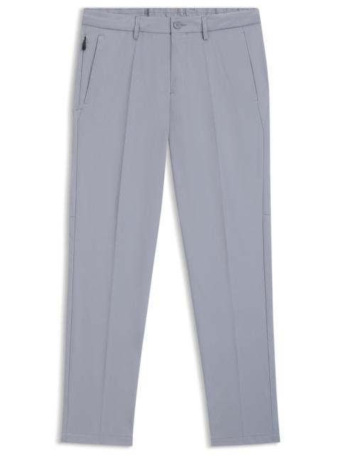 BOSS CUFFED PANTS IN WATER-REPELLENT FOUR-WAY-STRETCH TWILL