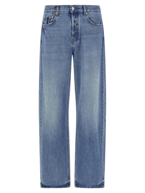 JACQUEMUS Le De-Nime Droit Jeans Multicolor