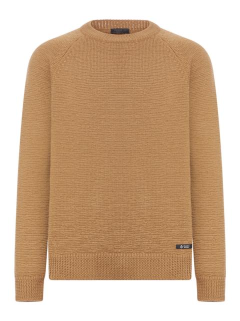 Prada Prada Men Crew Neck Sweater In Virgin Wool