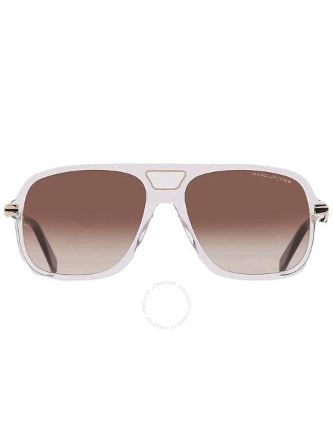 Other Designers Marc Jacobs Brown Gradient Navigator Men's Sunglasses MARC 415/S 0MNG/HA 56