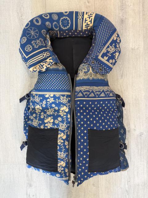 visvim P.F.D Silk Puffer Down Bandana Vest size 2