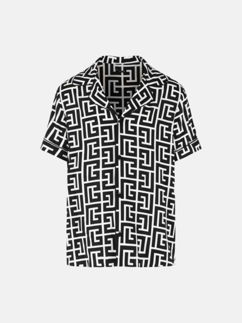 Balmain BLACK VISCOSE SHIRT