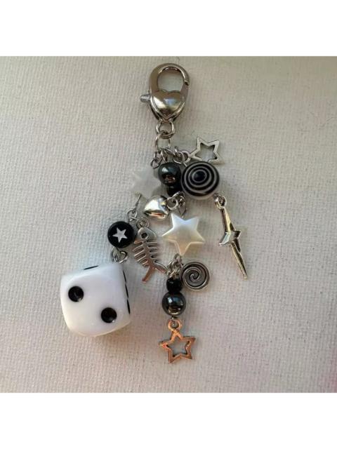 Streetwear - dice grunge cyber emo key chain