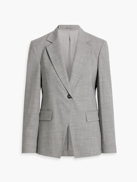 Brunello Cucinelli Bead-embellished wool-blend blazer