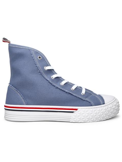 Thom Browne Sneakers In Light Blue Canvas Man