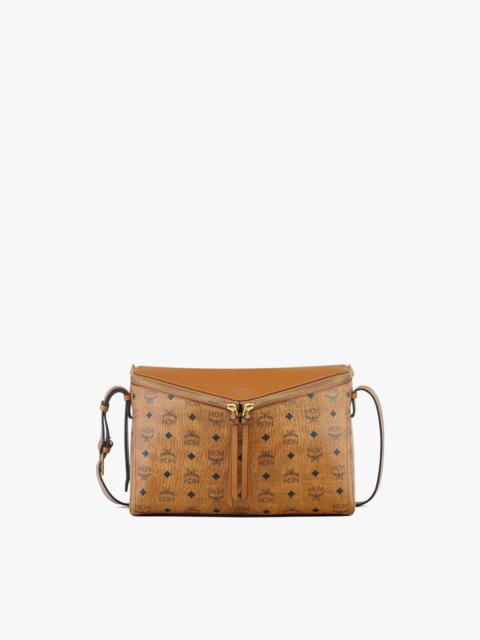 MCM Diamant 3D Shoulder Bag in Visetos Leather Mix