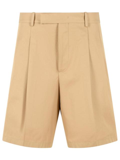 Jil Sander Jil Sander Beige Cotton Bermuda Shorts Men