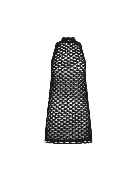 TOM FORD SHORT SLEEVELESS DRESS WITH MOCK NECK