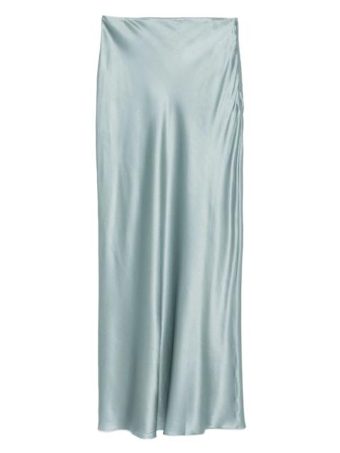 Cult Gaia Cult Gaia Chantel Bias-cut Satin Maxi Skirt