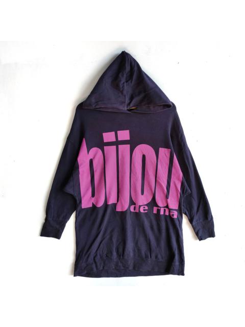 Other Designers Streetwear - BIJOU DE RNA Overprint Spell Out Hoodie Sweatshirt