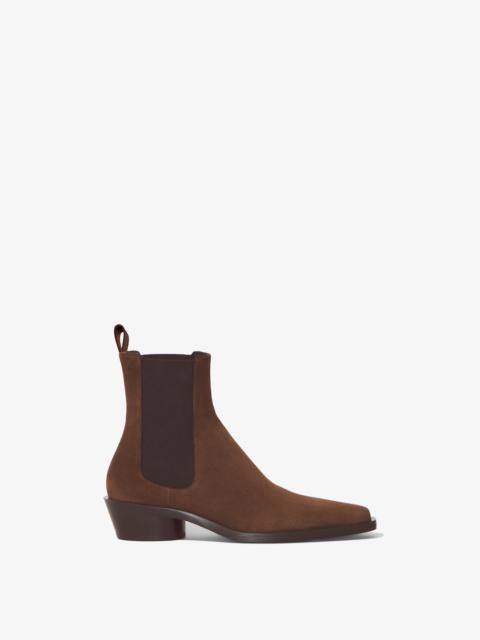 Proenza Schouler Bronco Chelsea Boots in Suede