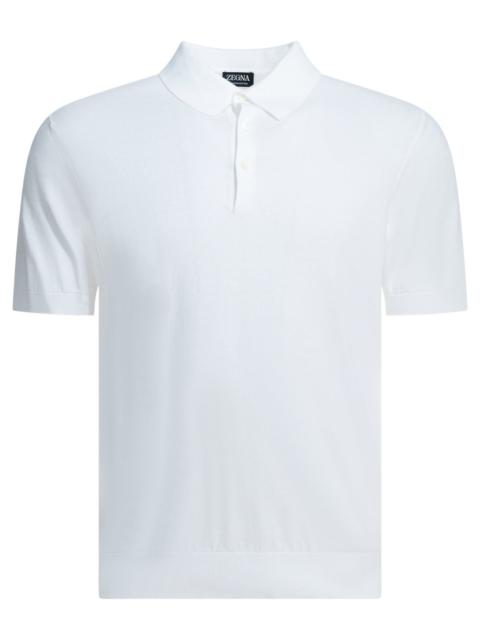 ZEGNA Zegna Cotton Polo Shirt With Short Sleeves