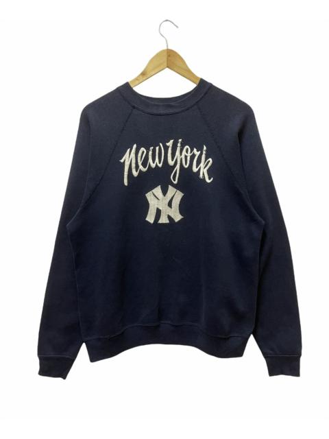 Other Designers New York Yankees Embroidered Sweatshirt Navy