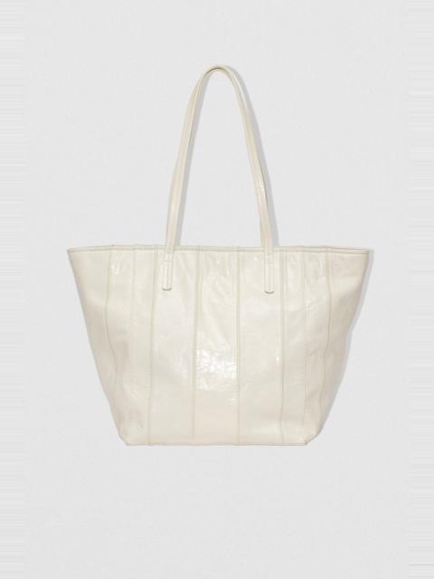 BY FAR CLUB TOTE LIMEWASH PATCHWORK CREASED LEATHER