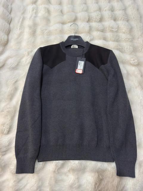 SAINT LAURENT Celine Men's Heavily Studded Runway Denim Jacket