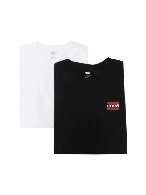 Levi's logo-print T-shirt set (set of two)