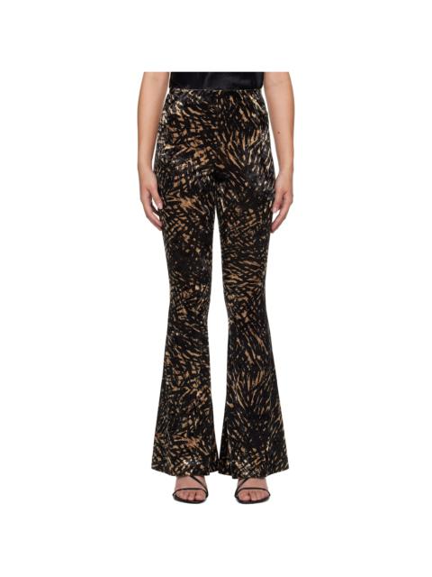 Nanushka Black & Brown Matson Leggings