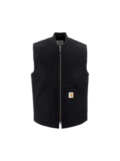 PADDED CANVAS VEST