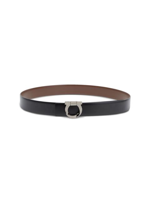 FERRAGAMO Gancini reversible leather belt