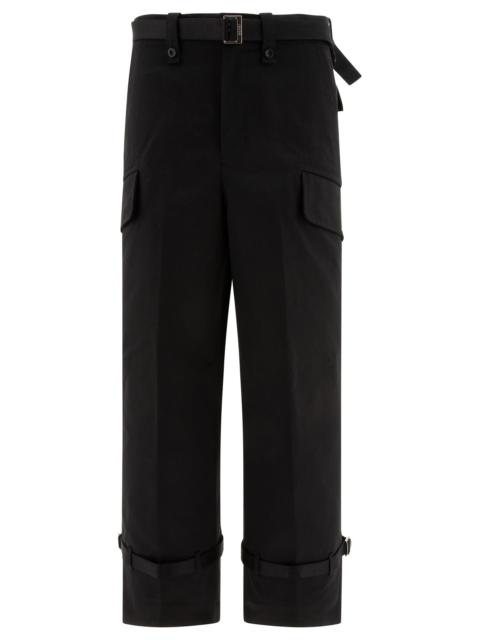 sacai Sacai Belted Trousers