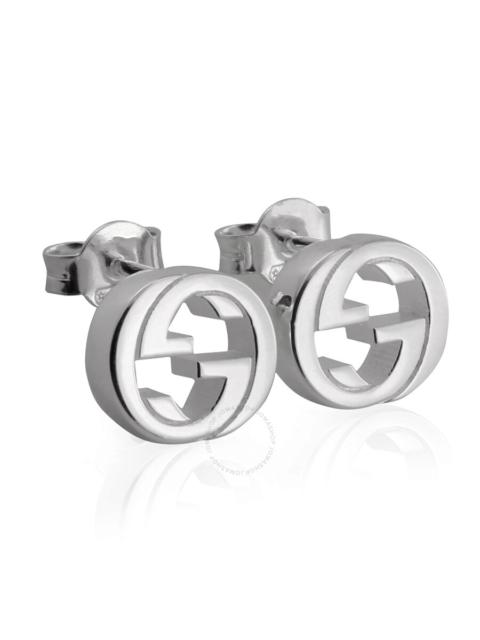 GUCCI Gucci Silver interlocking G earrings