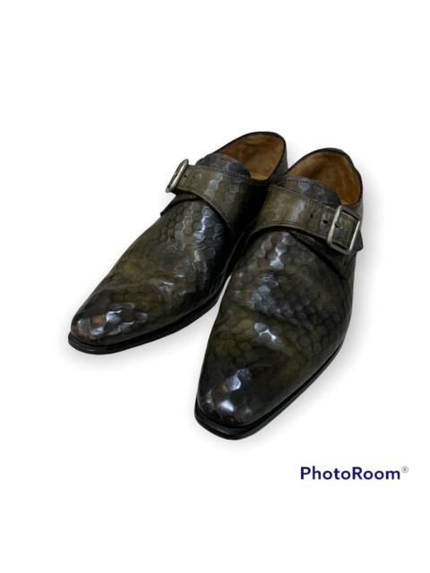 Other Designers Other - FRANCESCO BENIGNO HONEYCOMB LEATHER BUCKLE SHOES