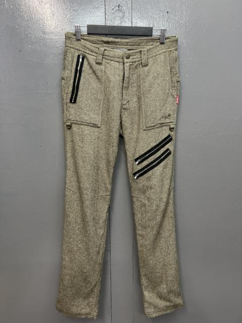 Other Designers Japanese Brand - STEALS🔥RUSSELUNO WOOL ZIPPER PUNK STYLE PANTS