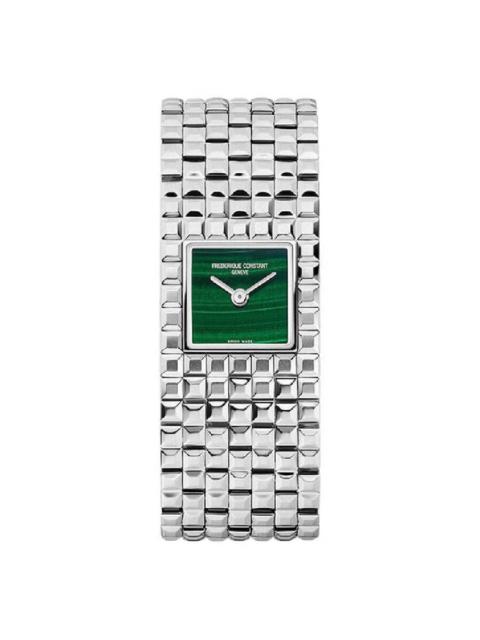 Other Designers Frederique Constant Classics Manchette Quartz Green Dial Ladies Watch FC-200MA1MC6B