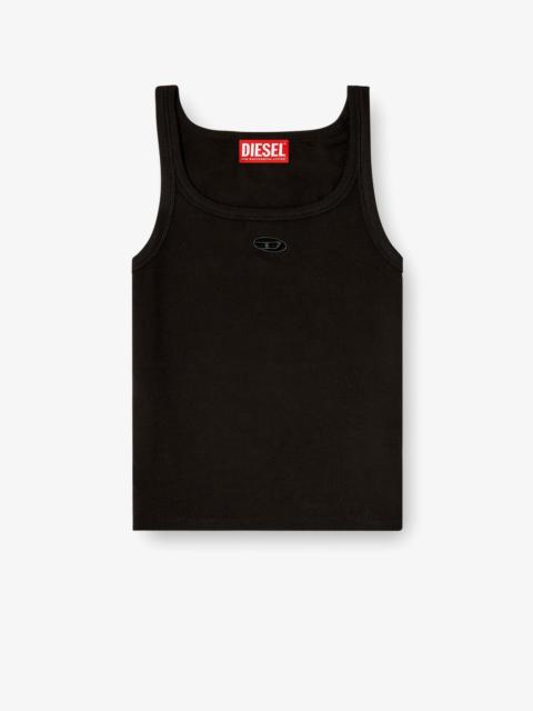 Diesel Diesel T-Wife-Od Ribbed Cotton Tank Top