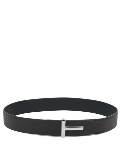 TOM FORD Tom Ford "T Icon" Reversible leather belt