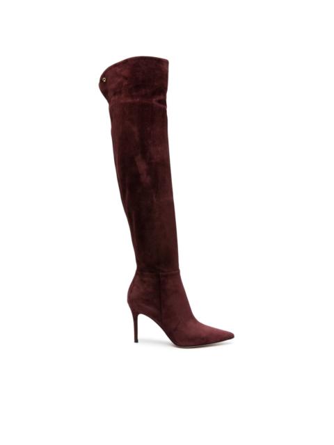 Gianvito Rossi Cuissard 90mm suede boots
