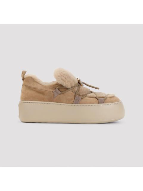 Roger Vivier ROGER VIVIER Beige. Snow Lace Boots New & Authentic (Women's