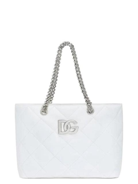 Dolce & Gabbana Quilted Tote With Chain Straps