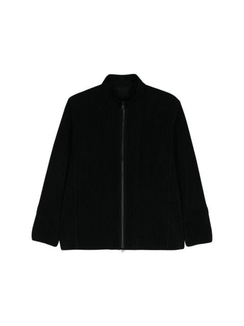 ISSEY MIYAKE CARGO BLOUSON JACKET - BLACK